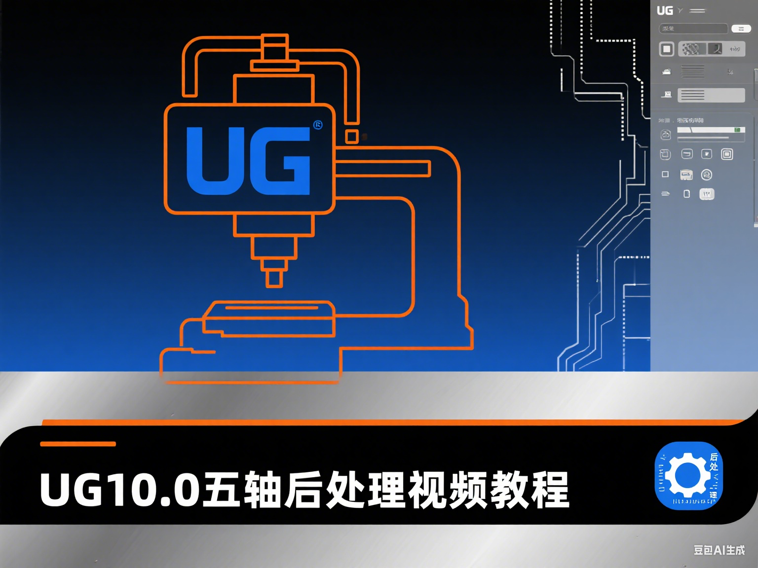 ug10.0五轴后处理视频教程-机械资源网