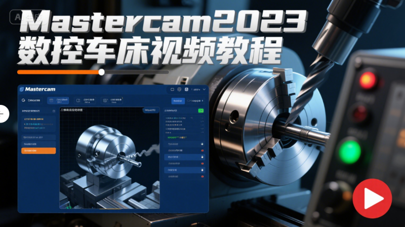 mastercam2023数控车床视频教程-机械资源网