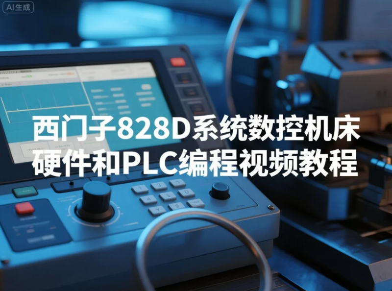 西门子828D系统数控机床 硬件和PLC编程视频教程-机械资源网