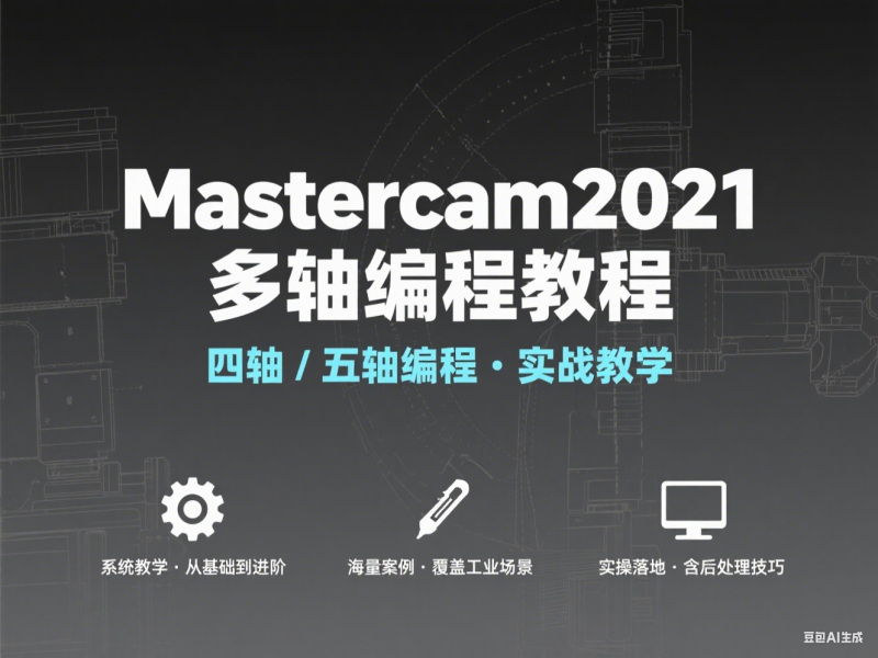 Mastercam2021多轴编程加工视频教程 MC四五轴编程-机械资源网