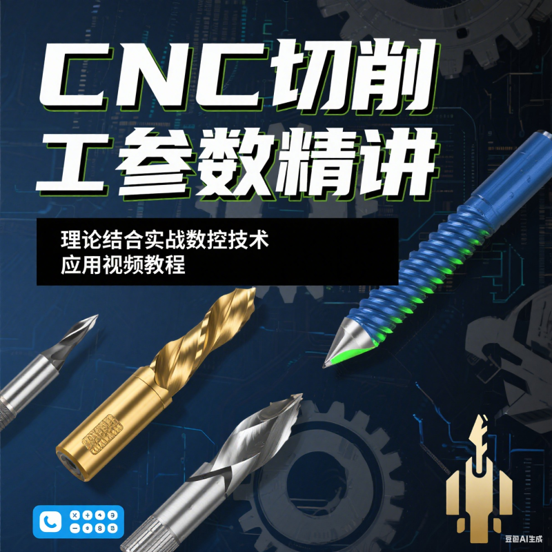 CNC切削参数精讲-理论结合实战数控技术应用视频教程-机械资源网