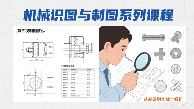机械制图读图识图全套课程从入门到精通详细讲解精品自学视频教程-机械资源网