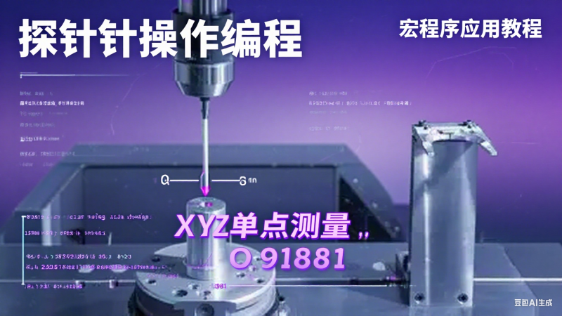 手把手教你如何进行探针的操作编程 探头编程宏程序应用视频教程-机械资源网