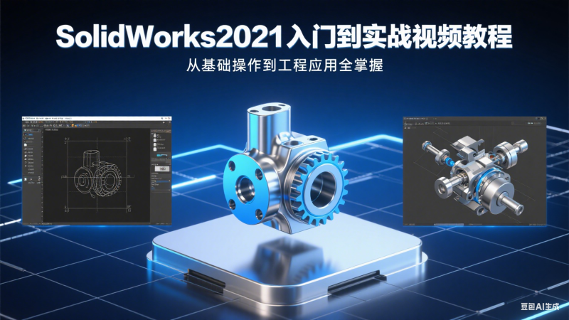 SolidWorks2021 入门到实战视频教程_SolidWorks 机械设计学习课-机械资源网