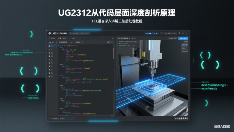 UG2312 从代码层面深度剖析原理 TCL 语言三轴后处理实战教程-机械资源网