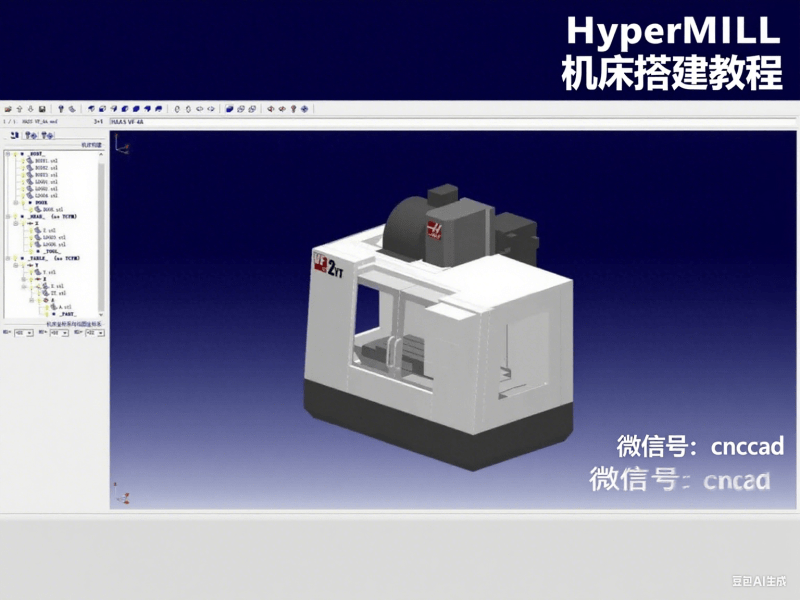 HyperMILL2018 机床搭建视频教程 -机械资源网