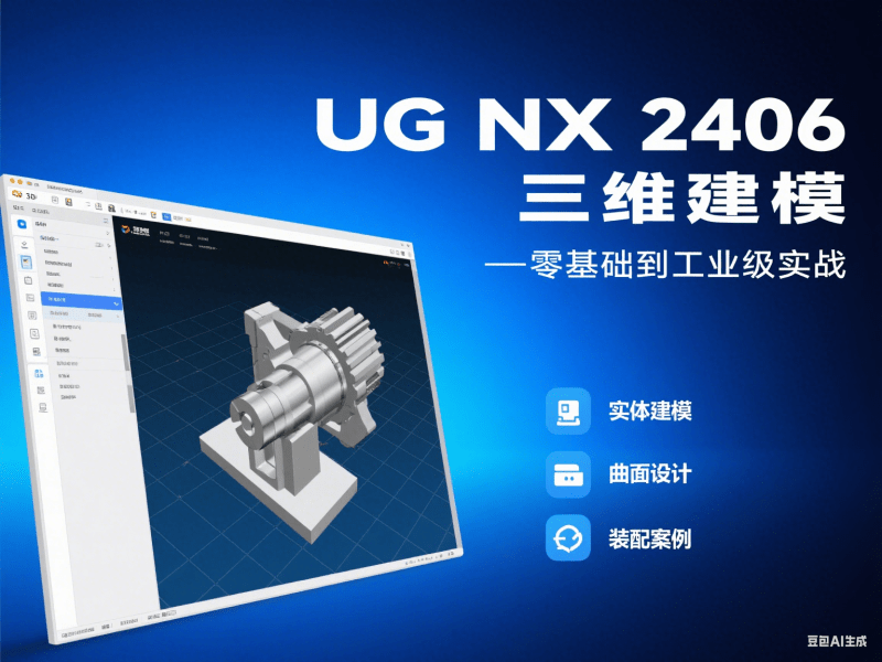 UG NX 2406三维建模视频课程 送软件、送外挂-机械资源网