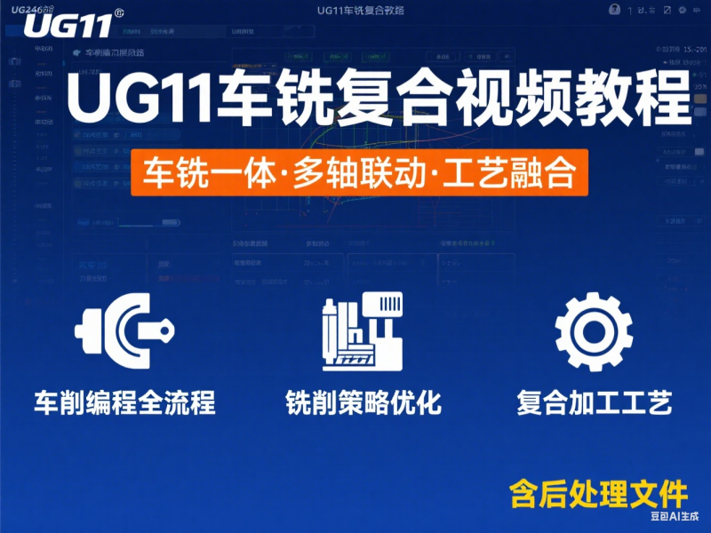 ug11-1980车铣复合视频教程-机械资源网